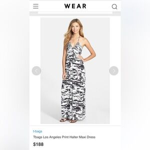 NWT T-Bags Los Angeles Maxi Dress Size XS